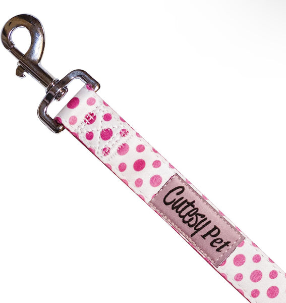 Pink Polka Dots Leash