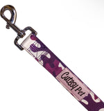 Purple Camo Leash